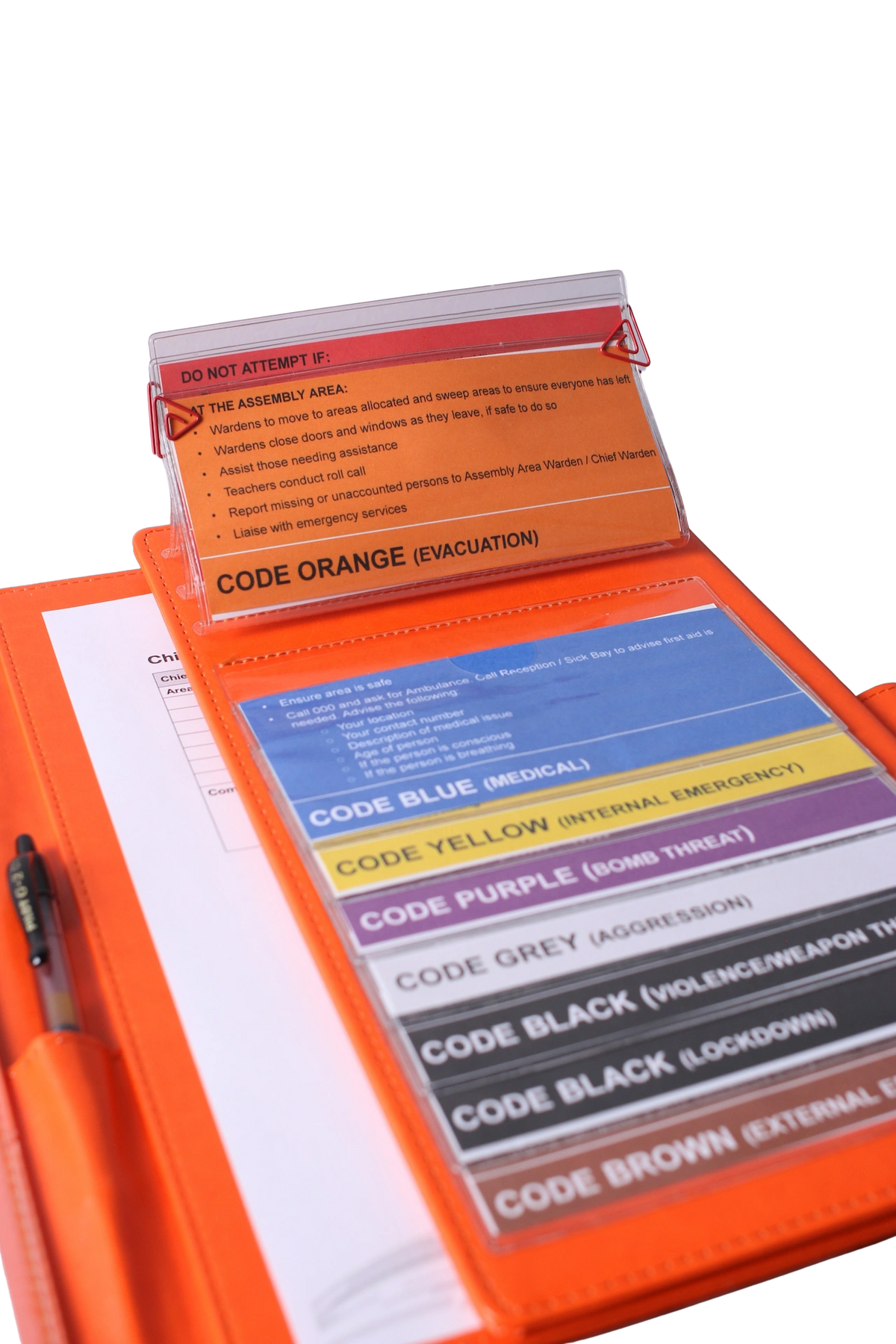 Emergency Management Folder Kit (Blank Folder - DIY Customisation ...