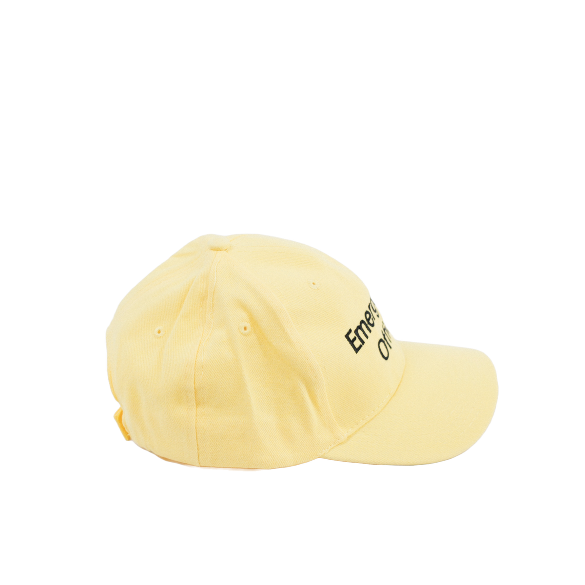 Yellow Emergency Officer Cap