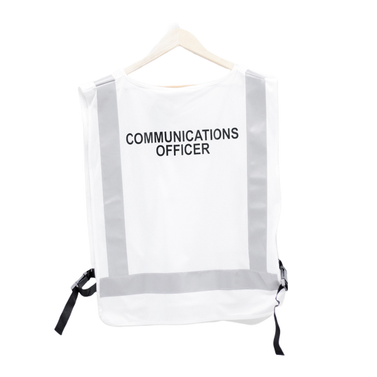 Emergency Vest | White Communications Officer