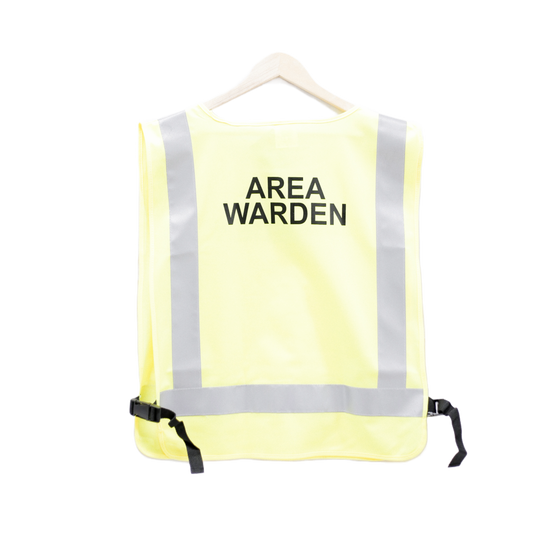 Emegrency Vest | Yellow Area Warden