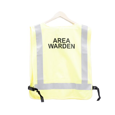 Yellow Area Warden Emergency Vest