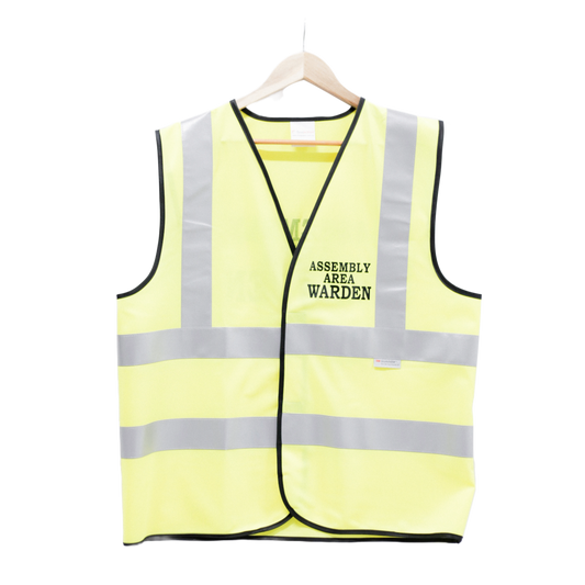 Emergency Vest | Yellow Assembly Area Warden